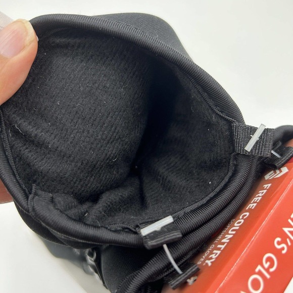 Free Country Gloves Mens L/XL Gray Softshell Touchscreen Compatible Snow Outdoor - Picture 8 of 8
